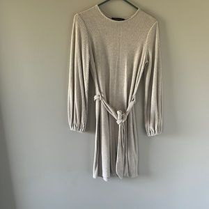 Cream Sweater Dress. Size Xs